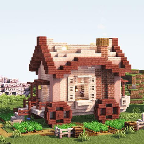 Minecraft Town Square, Minecraft Brick, Rumah Minecraft Sederhana, Minecraft Structures, Bangunan Minecraft, Minecraft House Plans, Minecraft Farm, Minecraft Cottage, Easy Minecraft Houses