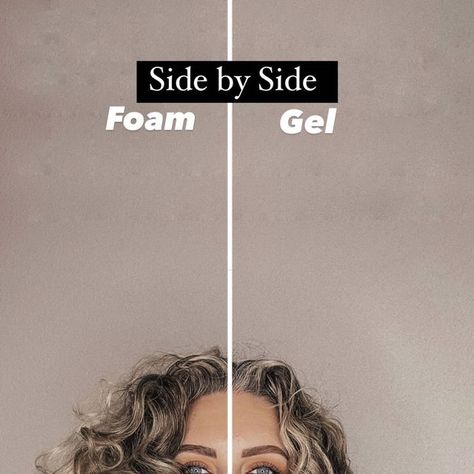 Nikita | Creator on Instagram: "Side by Side Foam Vs Gel The side with gel has a stronger gel cast and more definition The side with foam has a lighter gel cast and more volume Which side is your favorite? Let me know in the comments 👇 Products used all @curlysecret 💗Curl Reviving Leave In Conditioner 💗Miracle Styling Foam 💗Hydrating Styling Jelly ➡️use code Curlykiet for discount @curlysecret AD #hair #curlyhair #sidebyside #volume #definition #curlycommunity #curlygirl #wavyhair #h Gel Curly Hair, 3b Curly Hair, Curly Hair Tutorial, Curl Styles, Wavy Curly Hair, Leave In Conditioner, Hair Gel, Curly Girl, Hair Tips