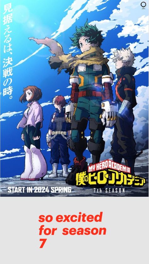 #mha#season7#anime My Hero Academia, Anime