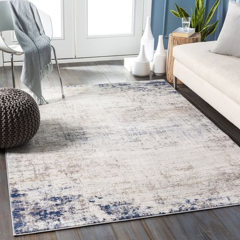 17 Stories Adeliza Area Rug Boho Contemporary Living Room, Living Room Ideas Modern Contemporary, Living Room Rug Ideas, Room Rug Ideas, Room Decor Gray, Apartment Living Room Decor, Living Room Ideas Modern, Modern Contemporary Home, Room Ideas Modern