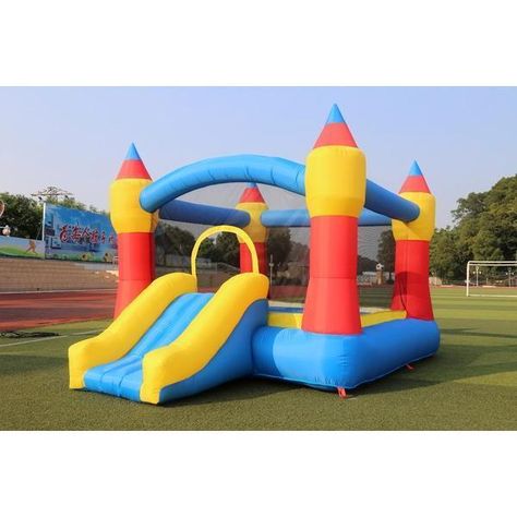 Bouncy Castle Slide Mesh Net Walls 365L x 265W x 210H cm Water Bounce House, Jumping Castle, Magic Dragon, Bounce House Rentals, Bouncy House, Children Park, Outdoor Inflatables, Water Party, Bouncy Castle