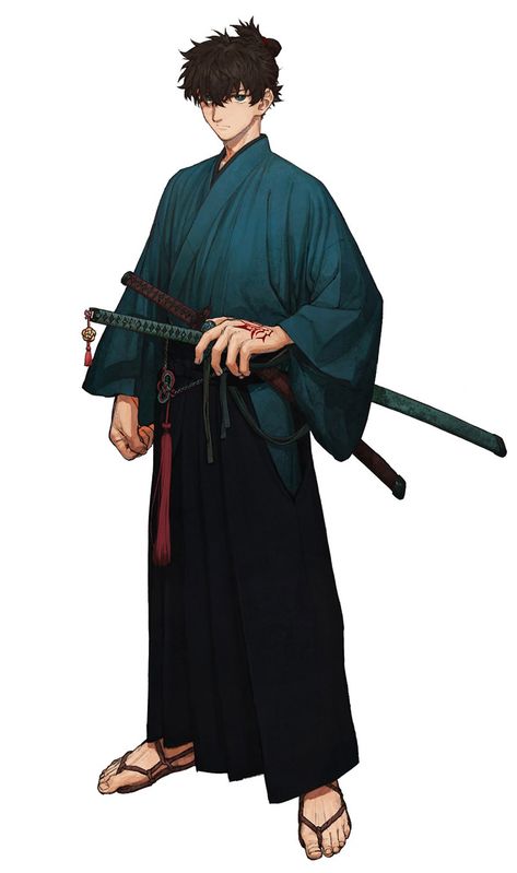 Miyamoto Iori Art - Fate/Samurai Remnant Art Gallery Fate Samurai, Lancer Of Black, Fate Zero Kiritsugu, Waxing Moon, Samurai Anime, Miyamoto Musashi, Minor Character, Samurai Art, Fate Anime Series