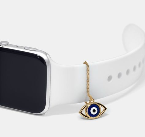 The Ensy Evil Eye Watch Charm Smart Watch Charms, Cute Apple Watch Bands, Watch Charms, Raksha Bandhan Gifts, Apple Watch Bracelets, Dump Ideas, Jewel Box, Evil Eye Charm, Rich Girl