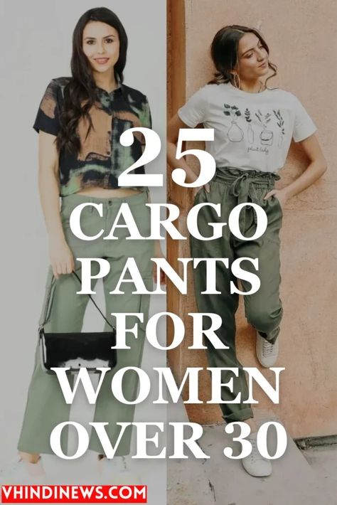 20 Trendy and Cute Cargo Pants for Women Over 30 Explore Stylish Cargo Pants 45 Kakis Pants Outfit Women Style, Cuffed Cargo Pants Outfit, How To Wear Cargo Pants Women, Cargo Pants Outfit Street Style Women, Cargo Pants Outfit Summer, Cargo Joggers Outfits, Women Cargo Pants Outfit, Cargo Pants Outfits Women, Cute Cargo Pants