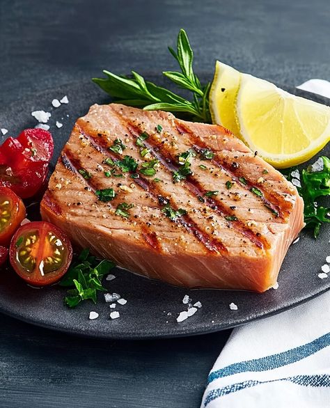 Tuna Steak Marinade Easy, Marinated Tuna Steak, Marinated Tuna, Quick Dinner Options, Sausage Potato Soup, Pork Chops And Potatoes, Tuna Steak, Slow Cooker Pasta, Tuna Steaks