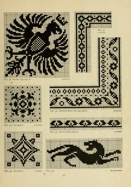 Grandma Hobbies, Fillet Crochet Charts, Blanket Border, Crochet Book, Filet Crochet Charts, Fillet Crochet, Tapestry Crochet Patterns, Vintage Cross Stitches, Crochet Tapestry