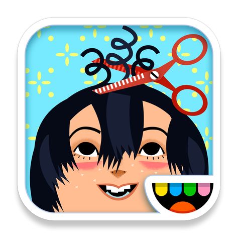 Toca Hair Salon 2 Toca Boca Hair, Toca Boca Hair Salon, Boca Jr, How To Trim Mustache, Core Words, App Reviews, Kids App, Ipad Apps, Best Sites