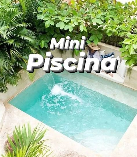 Patio Chico, Mini Piscina, No Se, Oasis, Diy Decor, Patio, Exterior, Instagram, Patios