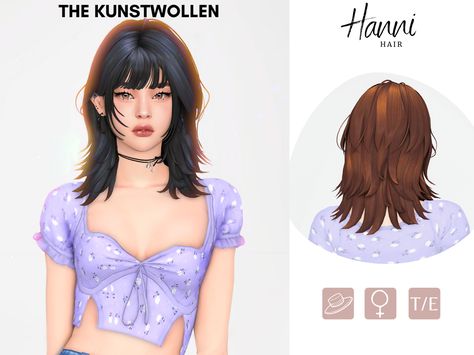 The Kunstwollen, Hair Inspired, Pelo Sims, The Sims 4 Packs, Sims 4 Cc Makeup, Sims 4 Mm Cc, Sims 4 Body Mods, Tumblr Sims 4, Sims 4 Expansions