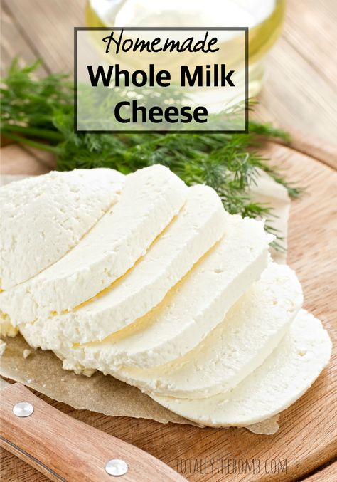 Cheese Recipes Homemade, Cheese Making Recipes, Cheese Homemade, Diy Cheese, Milk And Cheese, Homemade Cheese, Queso Fresco, Milk Recipes, How To Make Cheese