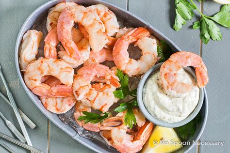 Shrimp Cocktail & Remoulade-152 Poached Shrimp, Ways To Cook Shrimp, Cocktail Shrimp Recipes, Flavorful Shrimp, Remoulade Sauce, Shrimp Cocktail, Fool Proof Recipes, Beer Recipes, Sea Food