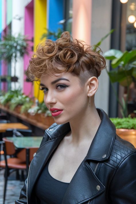 Embrace the charm of curly hairstyles with this adorable Pixie cut! Perfect for summer days, this playful style showcases short, natural curls that add volume and character to your look. Whether you're dressing up for school or enjoying a casual day out, this easy-to-maintain Pixie is a cute way to express yourself. Explore the beauty of curly hairstyles today! #curlyhairstyles #Pixie #Cute #Summer Pixie Curly Hairstyles, Short Natural Curls, Playful Style, Curly Hairstyles, Summer Look, Natural Curls, Hair Today, Pixie Cut, Summer Looks