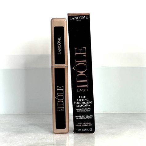 New Lancome Idole Mascara A Volumizing And Lengthening Mascara That Targets Every Single Lash For Instant Lift, Length, And Fanned-Out Volume Without Clumps. Lancome Mascara Idole Mascara, Lancome Mascara, Lancome Idole, Lancome Paris, Instant Lifts, Lancome Makeup, Lengthening Mascara, Volume Lashes, Volume Mascara