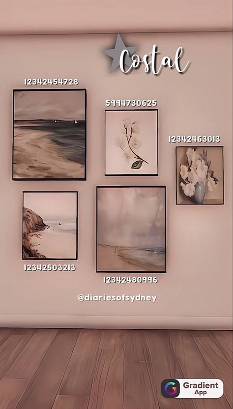 Berry Ave Picture Codes Aesthetic, Walls For Bloxburg, Bloxburg Home Picture Codes, Bloxburg House Outline, Berry Avenue Codes Wall Decor, Asthetic Bloxburg Picture Codes, Shelf Ideas Bloxburg, Aesthetic Codes For Bloxburg Pictures, Roblox Bloxburg Photo Codes