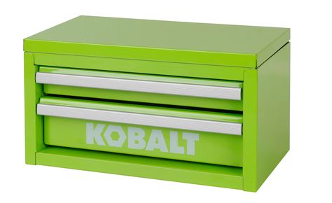 Introducing the KOBALT portable storage system constructed with impact-resistant polymers to handle any environment. The KOBALT mini tool box holds up to 5 lbs per drawer to keep all your equipment organized. The tool box is compatible with the full line of Kobalt modular storage boxes and accessories. Kobalt Mini 10.83-in W x 5.91-in H x 5.91-in D 2-Drawer Green Steel Tool Box | 54420 Portable Tool Boxes, Work Cubicle Decor, Steel Tool Box, Portable Tool Box, Work Cubicle, Small Tools, Room Of One's Own, Crafting Tools, Cubicle Decor