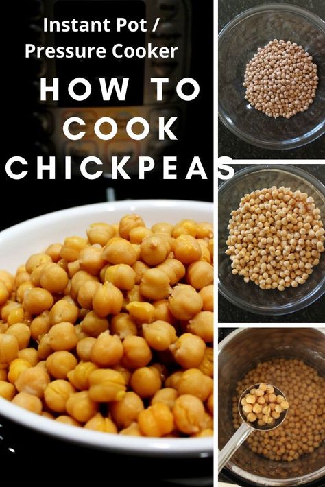 How to cook chickpeas (garbanzo beans) in Instant Pot, Pressure Cooker. How to properly store chickpeas. Some of the ways to use chickpeas. Chickpeas are gluten-free, good source of protein and fiber, and are natural plant-based protein. #livingsmartandhealthy #chickpeas #garbanzobeans #chole #howtocookchickpeas #instantpot #instantpotrecipes #howtocookchickpeasinInstantPot #pressurecooker #instantpotchickpeas Dry Garbanzo Beans Instant Pot, Instapot Garbanzo Beans, Garbanzo Bean Recipes Instant Pot, Instapot Chickpeas, Instant Pot Garbanzo Beans, Chickpeas Instant Pot, Chickpeas In Instant Pot, Cook Dried Chickpeas, Beans In Instant Pot