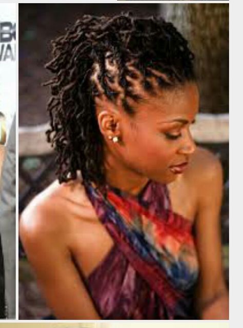 Microlocs Hairstyles, Black Women Dreadlocks, Short Dreadlocks Hairstyles, Medium Natural Hair Styles, Dreadlocks Styles, Locs Styles, Short Locs, Loc Inspiration, Beautiful Dreadlocks