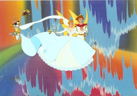 Thumbelina 1994, Don Bluth, Non Disney Princesses, Cartoon Characters As Humans, Princess Cartoon, Fairies Elves, Old Disney, Fairy Art, Vintage Cartoon