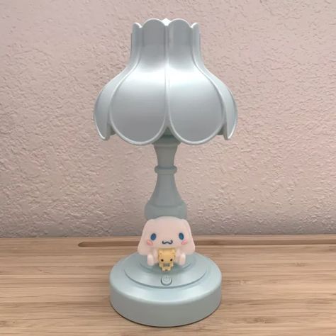 Japanese Kawaii, Night Light Lamp, Cute Design, Light Lamp, Desk Accessories, Cute Designs, Night Light, Blue Color, Fan