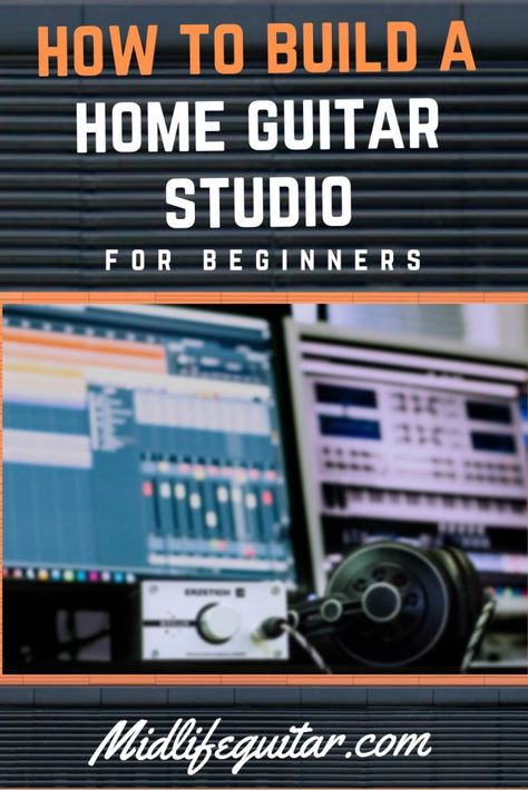 How To Build A Home Guitar Studio For Beginners 2019 Guitar Room Man Cave, Guitar Studio, Home Studio Ideas, Guitar Exercises, To Build A Home, Guitar Fretboard, Recording Studio Design, Guitar Room, Recording Studio Home