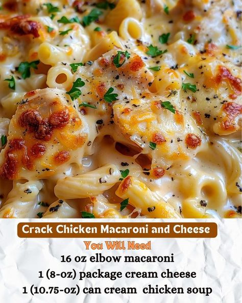 Macaroni And Cheese Bowls, Chicken And Elbow Macaroni Recipes, Pasta Roni Recipes, Elbow Macaroni Recipes, Chicken Macaroni And Cheese, Mac Chicken, Baked Honey Garlic Chicken, Pasta Roni, Chicken Mac And Cheese