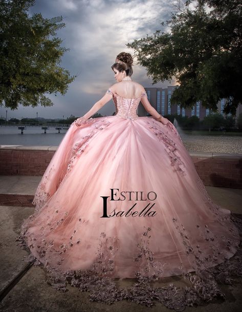 custom made luxurius and elegant cathdral train dress al Estilo isabela quinceañera 3d flower blush quince dress Plus Prom Dresses, Debut Gowns, Prom Dresses Long Black, Quincenera Dresses, Quinceanera Dresses Gold, Quinceañera Ideas, Red Quinceanera Dresses, Quince Dresses Mexican, Quinceñera Dresses