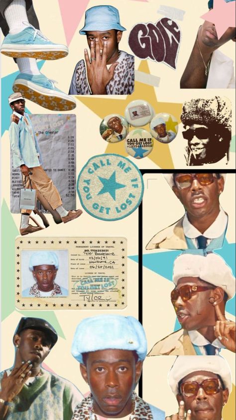 Tyler Call Me If You Get Lost Wallpaper, Call Me If You Get Lost Receipt, Call Me If You Get Lost Wallpaper, Call Me If You Get Lost, Tyler The Creator Wallpaper, Music Poster Design, Vintage Poster Design, Iphone Wallpaper Tumblr Aesthetic, Music Wallpaper