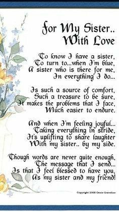 Sibling Funny, Quotes Sister, Birthday Message For Friend, Sister Cards, Message For Sister, Sister Love Quotes, Sister Poems, Siblings Funny, Sister Quotes Funny