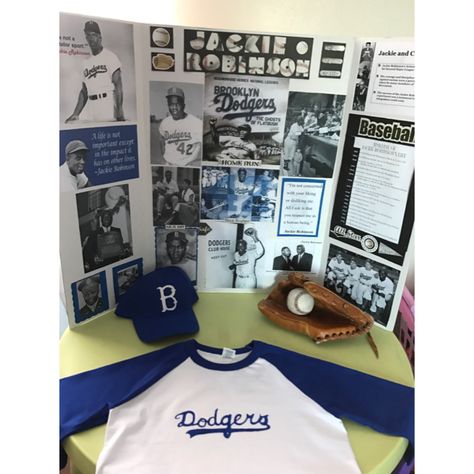 Living History Museum Project, Jackie Robinson Project, Wax Museum School Project, Wax Museum Ideas, Baseball Project, National History Day, Reading Fair, Museum Ideas, Social Studies Projects