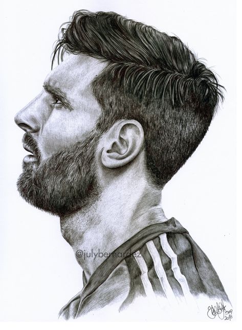 Messi Portrait Sketch, Messi Sketch Pencil, Messi Drawing Sketches, Messi Portrait Drawing, Messi Drawing Pencil, Messi Art Drawing, Drawing Of Messi, Lionel Messi Drawing, Messi Sketch