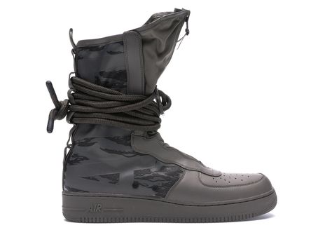 Men's Nike SF Air Force 1 High Sneakers in Ridgerock/Black/Sequoia Timberland Boots Style, Nike Sf Air Force 1, Nike Sf Af1, Nike Sf, Boots Outfit Men, Boots Grey, Air Force 1 High, Camo Fashion, High Shoes