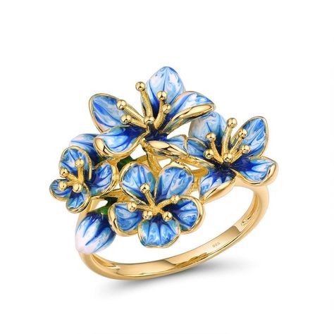 Blue stone ring