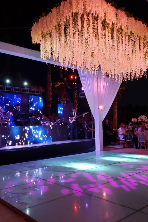 Reception Dance Floor, Wedding Reception Dance, Wedding Reception Dance Floor, Reception Dance, Tent Decorations, Dream List, Wisteria, Dance Floor, Wedding Reception