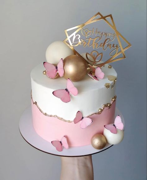 Cake Designs 14th Birthday, 12 Birthday Cake Girl, 10 Th Birthday Cake For Girl, Cake 15 Birthday Girl, Cake 20 Birthday Girl, Simple Fondant Cake Design, Cake For Women Simple, Birthday Cake For Women Simple, Birthday Cake For Women