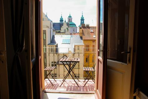 Prague Apartment, Romantic Coffee, Bohemian Style Interior, Houses In France, Old Apartments, Living In Europe, Apartment Aesthetic, Bohemian Interior, Prague Czech Republic