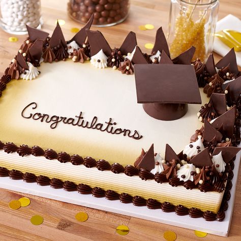 Chocolate Graduation Cake, Chocolate Graduation, Simple Graduation Cakes, Simple Birthday Cake Designs, Pastel Rectangular, Graduation Cake Designs, Congratulations Cake, Idea Cake, Graduation Party Desserts