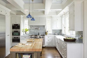 Butcher Block Countertops in the Kitchen - Driven by Decor Window Next To Range, Butcher Block Island, Rta Kitchen Cabinets, Cottage Ideas, Butcher Block Countertops, Ikea Kitchen, Kitchen Reno, Ideas Pictures, Green Kitchen