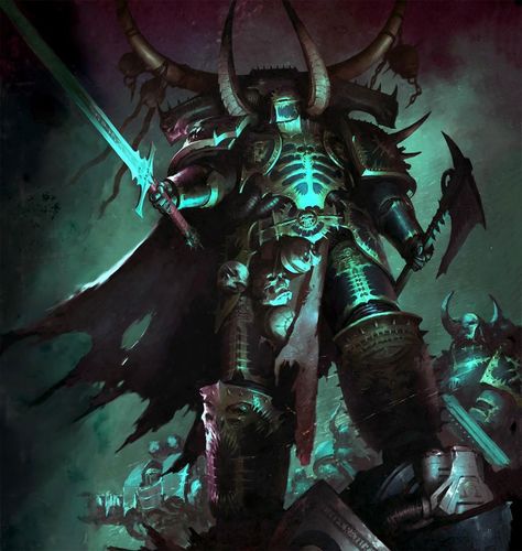 Warhammer 40k Alpha Legion, Warhammer Marine, Modern Armor, Fiction Characters, Chaos Legion, Space Marine Art, Chaos 40k, Traveller Rpg, Adeptus Mechanicus