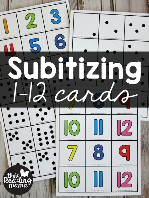 Subitizing Cards {Numbers 1-12} Dice Numbers Free Printable, Free Subitizing Cards, Subitizing Bingo Free, Subitizing Cards Free Printable, Subitizing Kindergarten, Subitizing Cards, Subitizing Activities, Link Icon, Centers Kindergarten