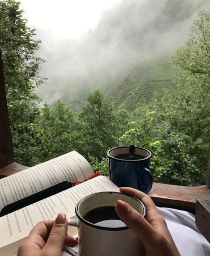 Foto Poses, Coffee And Books, A Cup Of Coffee, Back To Nature, Nature Aesthetic, Travel Aesthetic, Cup Of Coffee, Book Aesthetic, Happy Places