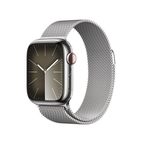 PRICES MAY VARY. WHY APPLE WATCH SERIES 9 — Your essential companion for a healthy life is now even more powerful. The S9 chip enables a superbright display and a magical new way to quickly and easily interact with your Apple Watch without touching the screen. Advanced health, safety, and activity features provide powerful insights and help when you need it. And redesigned apps in watchOS give you more information at a glance. CARBON NEUTRAL — An aluminum Apple Watch Series 9 paired with the lat Mini Mac, Flash Memory, Retina Display, Apple Macbook Pro, Microsoft Surface, Operating System, Apple Products, Apple Watch Series, Metal Bands