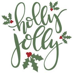 Holly Jolly Svg, Christmas Vinyl, Holly Jolly Christmas, Christmas Stencils, Jolly Christmas, Silhouette Design Store, Christmas Quotes, Holly Jolly, Christmas Pictures