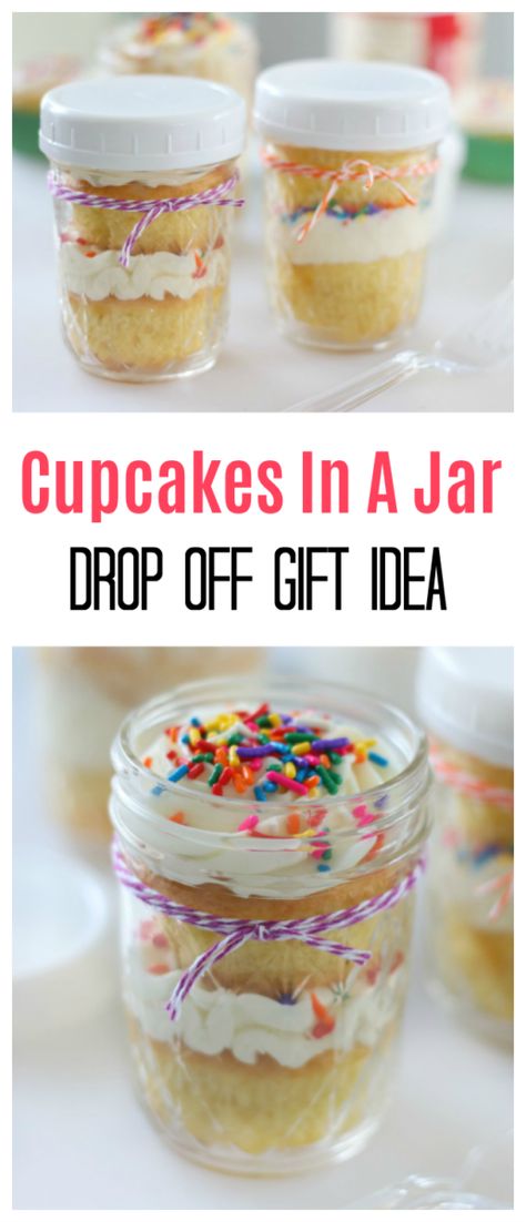 Cupcake In A Jar Gift, Cupcakes In A Jar How To Make, Cupcakes In A Cup Ideas, Cake In A Jar How To Make, Layered Cupcakes In A Cup, Dessert Jars Ideas Easy, Gifts For Significant Other, Cupcakes In A Cup, Cupcake Jars