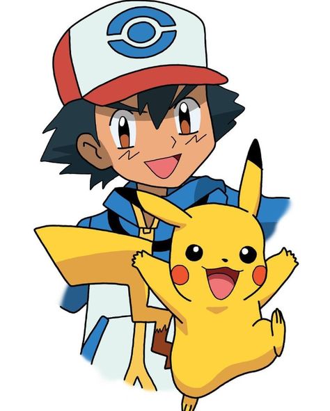 Ash Ketchum & Pikachu, Pokemon Ash Pikachu Drawing, Ash Pokemon Drawing, Pokemon Characters Drawings, Pikachu Drawing Cute, Pikachu With Ash, Ash And Pikachu Drawing, Cute Pikachu Drawings, Ash Drawing, Pokemon Trainer Art