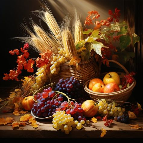 "Embrace the season of gratitude with 'Autumn Warmth', an AI-generated masterpiece that encapsulates the essence of Thanksgiving. With rich autumnal hues that echo the fall harvest, this piece invites warmth into your home. Perfect for Thanksgiving decor or as a thoughtful gift, this artwork symbolizes family, togetherness, and the bounty of nature. Instantly download and add a touch of elegance to your holiday celebration." Thanksgiving Pictures Image, Thanksgiving Scenes, Thanksgiving Photography, Season Of Gratitude, Family Togetherness, Thanksgiving Cornucopia, Harvest Celebration, Thanksgiving Photos, Thanksgiving Pictures