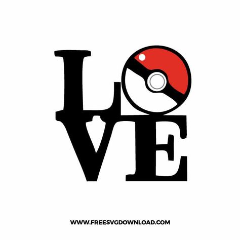 Pokemon Svg Files Free, Pokemon Svg Free, Pokémon Svg, Love Pokemon, Pokemon Valentine, Cricut Art, Cameo Crafts, Pokemon Birthday Party, Ornament Svg