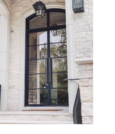 Impact Double Front Doors, Oversized Entry Door, Tall Double Front Doors, Iron Glass Front Door, Front Double Doors Entryway, Extra Large Front Door, Oversized Front Doors, Huge Front Door, Iron Double Doors Front Entry