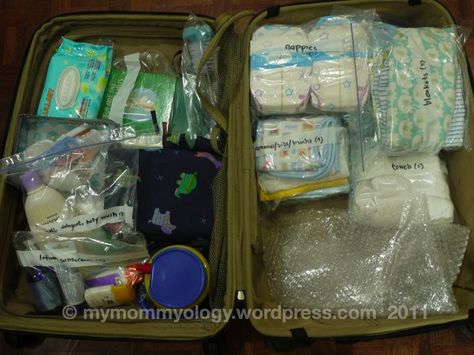 Packing for an Infant and a Toddler (and Then Some) Flying With Kids, Flying With A Baby, Baby Life Hacks, Toddler Travel, Beach Baby, Disney World Vacation, Baby Life, Baby Hacks, Traveling With Baby