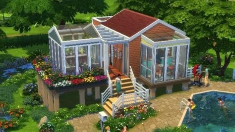 The Sims 4 Tiny Living guide: How to get the most out of your Tiny Home Residential Lot • Eurogamer.net Sims 4 Tiny Living, Sims 4 House Decor, Sims 4 House Ideas, Sims House Ideas, Sims 4 House Building, Sims 4 House Plans, Sims Inspiration, Sims 4 House Design, Casas The Sims 4