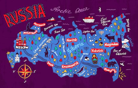 Russia map cartoon - shutterstock.com Map Of Russia, Russia Map, Cartoon Map, Draw Cartoons, Drawing Doodles, Cartoon Doodle, Russia Travel, Travel Art Print, Arctic Ocean